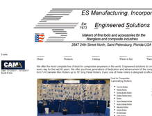 Tablet Screenshot of esmfg.com